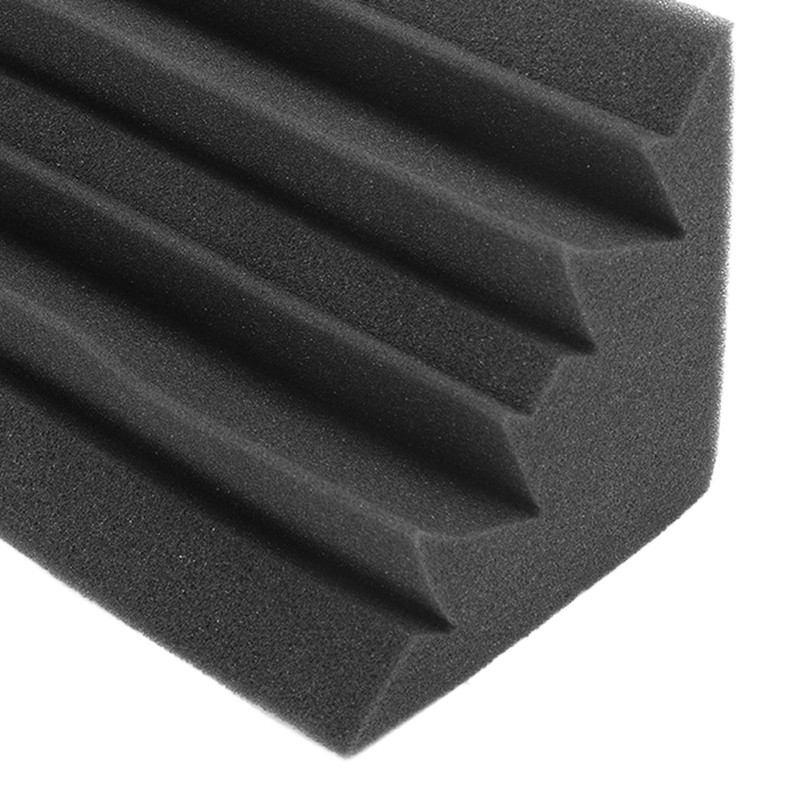 10Pcs Acoustic Foam Noise Pollution Reducing Polyurethane Sound Absorption Foam