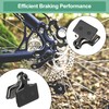 X AUTOHAUX 4 Pair Semi Metal Disc Bike Brake Pads