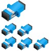 Greluma 6pcs SC Fiber Optic Coupler SC Single Mode (SM)