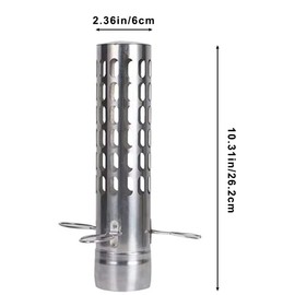 SoloWilder Stove Pipe Spark Arrester Stainless Steel Chimney Tube Stove Pipe Top Cap 6cm