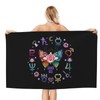 Sailor Moon Bath Towel, Microfiber, Fast Absorbent, Quick Drying, Durable,