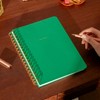 Papier Spiral Notebook - Green, 176mm x 250mm, 180 Tearaway