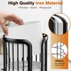 Bunoxea Toilet Paper Holder Stand, Freestanding Toilet Tissue Organizer, Minimalistic
