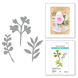 Spellbinders Victorian Garden Foliage, Metal, ONE
