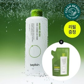 [1+1/Fiji Care] Beplain Green Bean Pore Clearing Laha Toner 265ml Special Offer (+265ml Refill Pack) / 비플레인 녹두 모공 클리어링 라하 토너 265ml 기획 (+265ml 리필팩)
