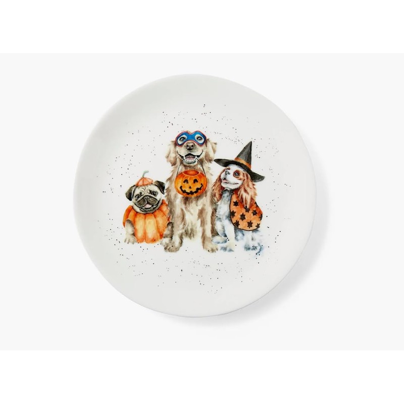wrendale designs Coupe Plate (Trick or Treat)