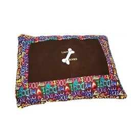 Printed I Love My Dog Bed Pillow Cover Large 29"x39" Removable Zipped Polycotton Outer Covers, No Filling, Ideal Pet Pillowcases for Large Breeds & Senior Dogs (29 x 39 inches, I Love My Dog)