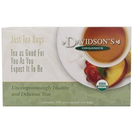 Davidson's Organics, Lemon Spearmint, 100-count Unwrapped Tea Bags