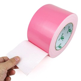 BOMEI PACK Premium Fabric Tape 75 mm x 30 m Pink Duct Tape with Excellent Adhesion, UV-Resistant, Waterproof, Fabric Tape for Versatile Use