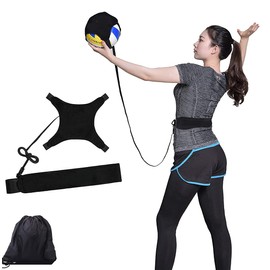 Volleyball Practice Volleyball Equipment No. 5 Ball Trap Modified Serve, Self-Practice, Warm-Up, 55.1 inches (140 cm) Strap, Serve Self-Kneading, Training Supplies, Competitions, Clubs, Club Friends,