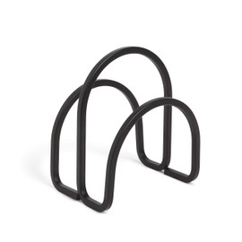 Umbra 1005748-040 Squire Napkin Holder, Stainless Steel, Black