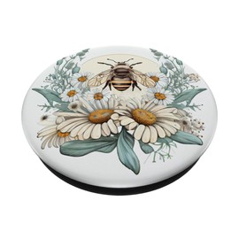 PopSocket PopGrip Bee Honey Bee Daisy with Interchangeable