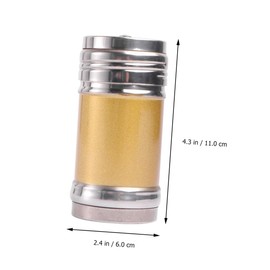 ABOOFAN Stainless Steel Colorful Seasoning Shaker Large Sugar Salt and Cooking for Barbecue and Household Use Easy to Clean Moisture Design Random Random Color