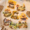 AuriicLeaf Winter Scenery Sticker Set, 60PCS Large PET Stickers for