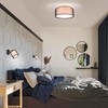 Trio Leuchten Burton 811400132 Wall Spotlight Metal Matte Black Fabric