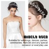 BIKPRST Bridal Crystal Beads Bohemian Headpiece Leaves Vine Flower Wedding