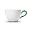 GMUNDNER KERAMIK Green Edge Coffee Cup Smooth Capacity 0.19 Litres