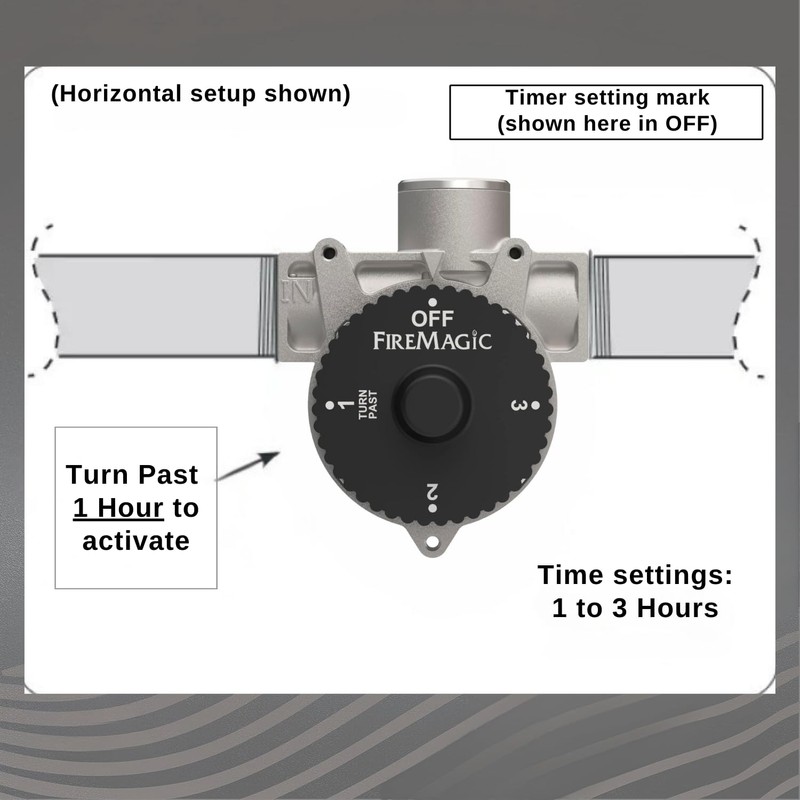 Fire Magic 3 Hour Automatic Barbecue Shut-Off Safety Timer -