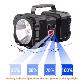 Generic Super Potente Recargable De 40w Linterna De Reflector