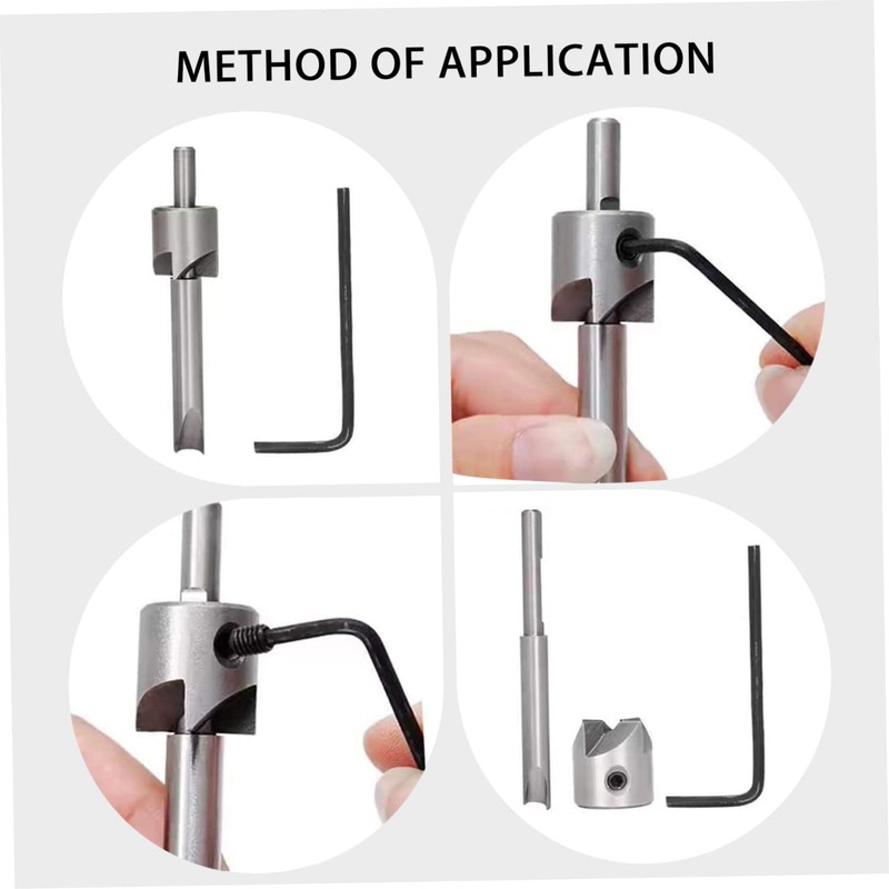 iplusmile 1set Single-edge Steel Milling Cutter Kit for Engraving and