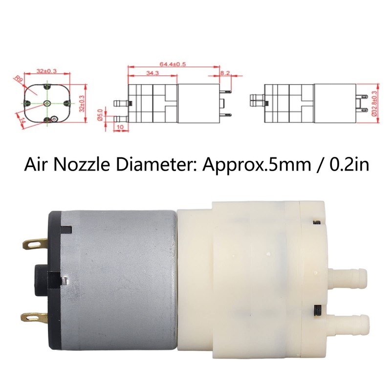 Vacuum Pump, Micro Vacuum Pump Low Noise DC12V Explosion Proof