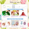 45 Pcs Happy Easter Banners Garland Easter Decorations for Office