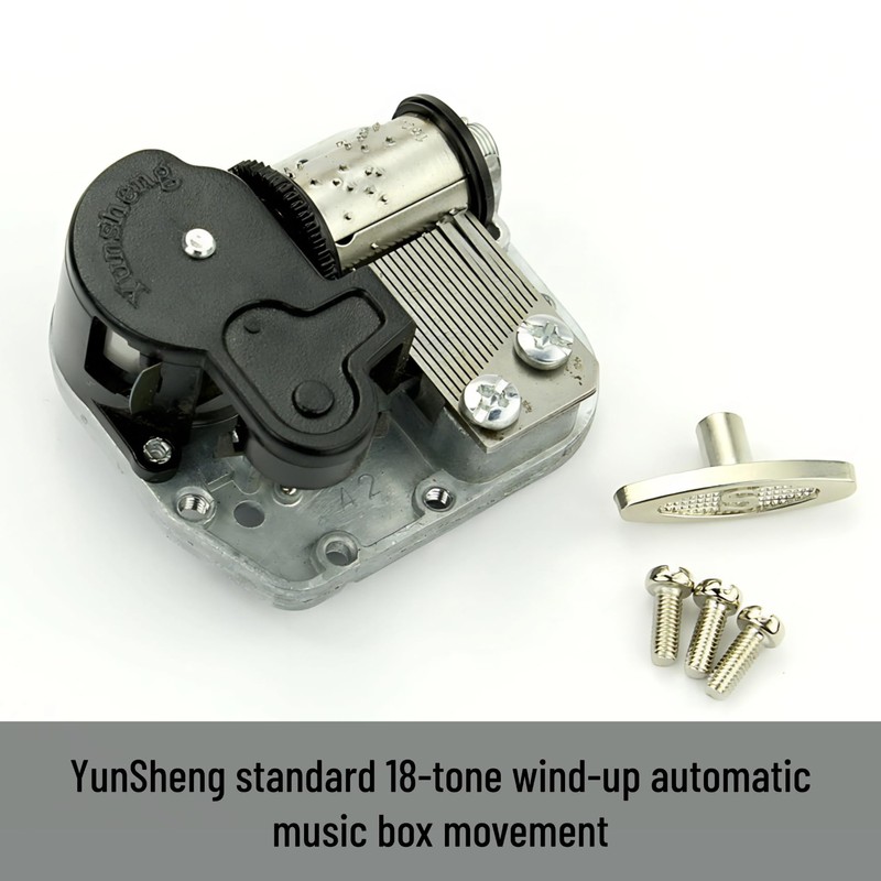 Gueiddi Music Box Mechanism, Romeo and Juliet 18 Note Musical