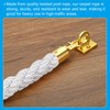 PATIKIL Stanchion Rope, 2 Pack 1.5m/5Ft Barrier Rope Twisted Post