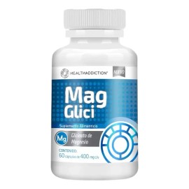 Glicinato de Magnesio 400mg, Relajación Muscular, Mejora del Sueño y Absorción Superior, Libre de Gluten y Sin Azúcares Añadidos, 60 Cápsulas de 400mg