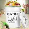 AOSION Countertop Compost Bin Kitchen,Odor Resistant Indoor Compost Bin with