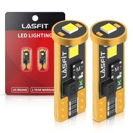 LASFIT 194 LED Bulb for License Plate Bulb White Bright,T10 168 LED Bulbs Canbus Error Free, 400LM 6000K 192 2825 W5W for Dome Map Trunk Cargo Lights (2-Pack)