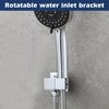Wall Connection Elbow with Shower Holder, Hand Shower Holder with
