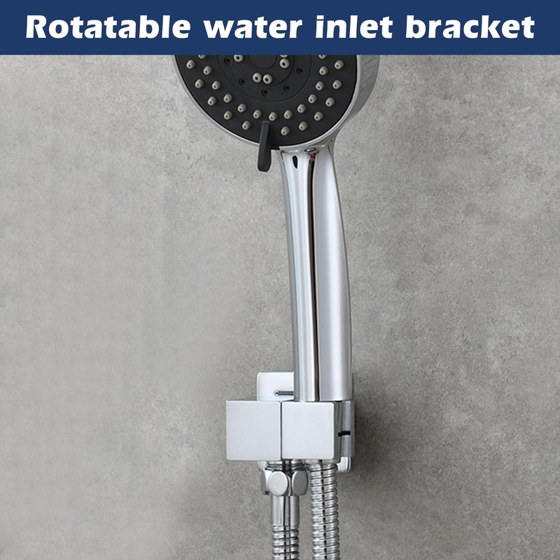 Wall Connection Elbow with Shower Holder, Hand Shower Holder with