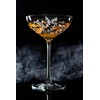 DIAMANTE Champagne Cocktail Saucers Coupes Pair - ‘Breeze’ - Intricately