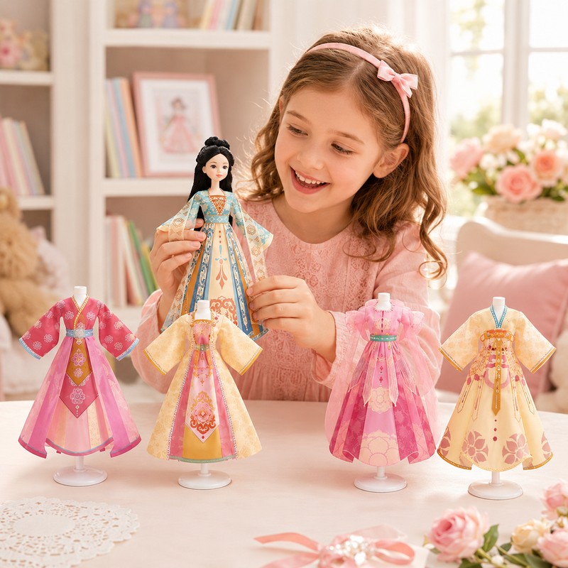DIY Ancient Costume Craft Kit for Kids – 5 Mannequins