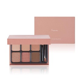 HEME heme 6 Colors Eyeshadow Palette Palette (6 Colors in Total) WARM MAPLE Taiwan Cosmetics (Cotton Rose)
