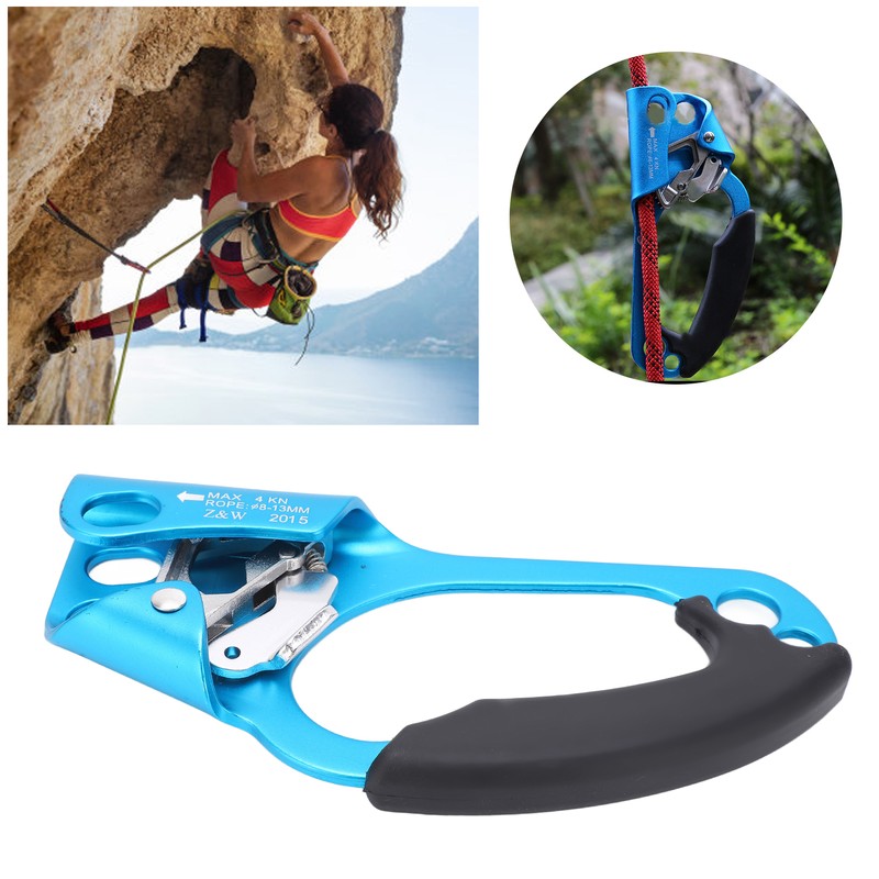 Outdoor Sports Rock Climbing 4KN Right Hand Ascender Device Mountaineer