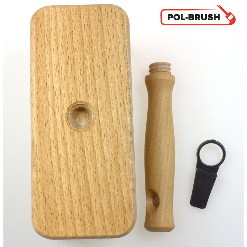 POL-BRUSH Wallpaper Paste Brush (6,7"x2,36"|170x60mm) - Masonry Paint Brush -