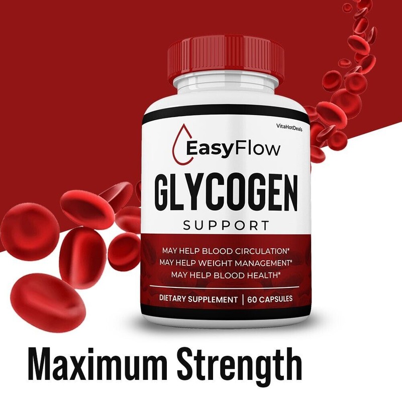 EasyFlow Glycogen Support Pills, Easy Flow Capsules Blood Support (3