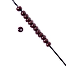 Dark Brown 10/0 Czech Glass Seed Beads - 40 Grams