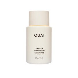 OUAI Acondicionador Para Cabello Fino Tamaño Viaje - Acondicionador Voluminizador Para Cabello Fino Con Queratina, Biotina Y Aceite De Chía - Aporta Suavidad, Elasticidad Y Volumen - Sin Parabenos, Su