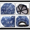 WHITE FANG CA320 Denim Cap, Hat, Stylish, Leopard Pattern, Casual,
