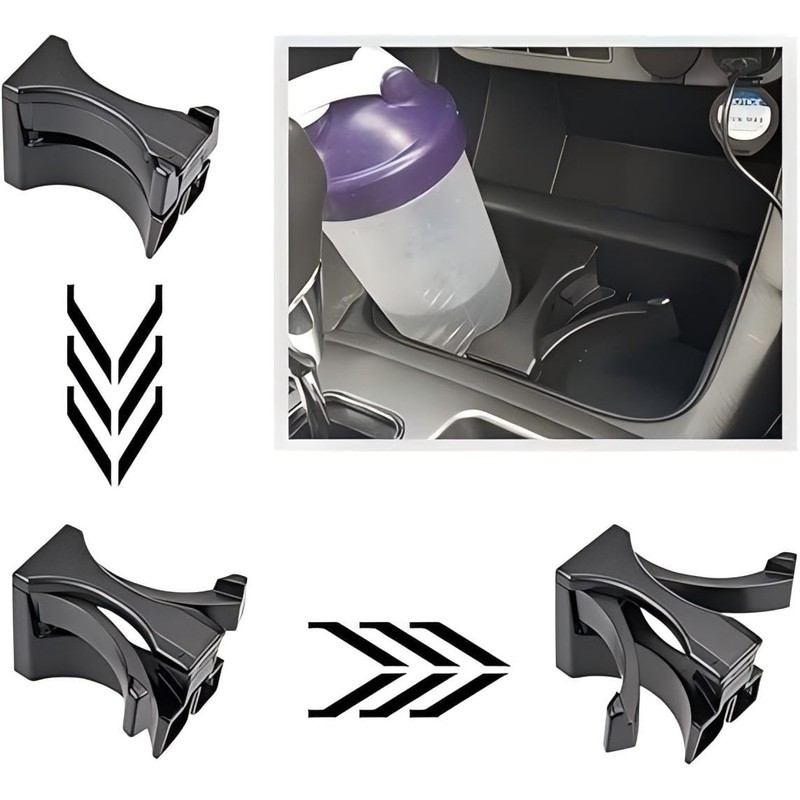 Cup Holder Insert Compatible with Toyota Tacoma 2005-2014 Replace Cup