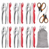 Hiware 20-piece Seafood Tools Set includes 6 Crab Crackers, 6