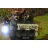Bear Couple Statue with Solar Light Solar Bear Lantern Figurine