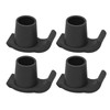 4 Pcs Walker Glide Skis Rubber Universal Walker Ski Glides