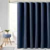 BTTN Long Fabric Shower Curtain - 72x80 Inch Linen Textured