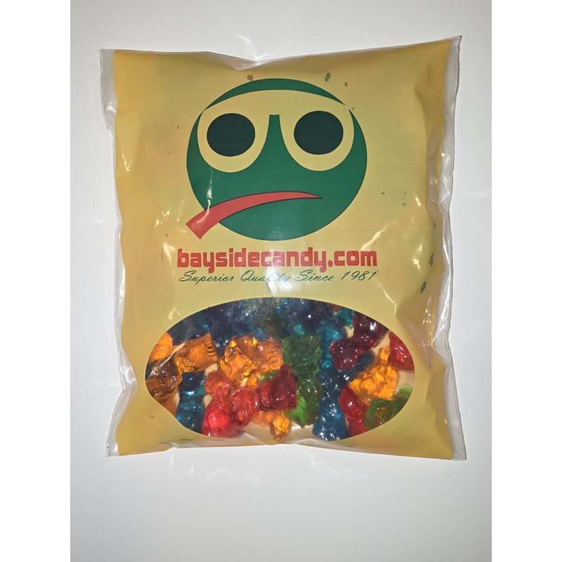 Bayside Candy Gummy 3D Dinosaurs – Assorted Fruit-Flavored Dinosaur-Shaped Gummies
