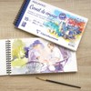 Clairefontaine Aquapad 975959C Sketchbook 17 x 27 cm Spiral Bound