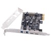 CY Card USB3.1 Gen1 5Gbps Dual Type-A and Type-C USB-C